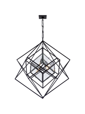 Cubist Medium Chandelier In Various Colors