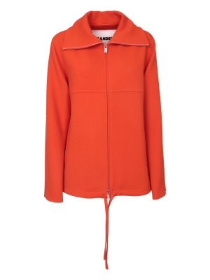 Jil Sander Oversized-collar Zip Jacket