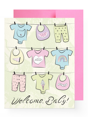 Bd Greeting Cards, Welcome, Baby