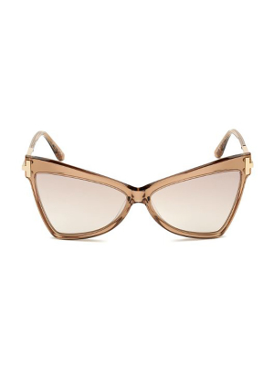 Tom Ford Eyewear Tallulah Butterfly-frame Sunglasses