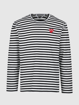 Play Striped Long Sleeve Tee