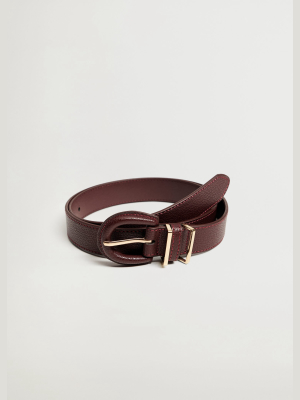 Skinny Faux-leather Belt