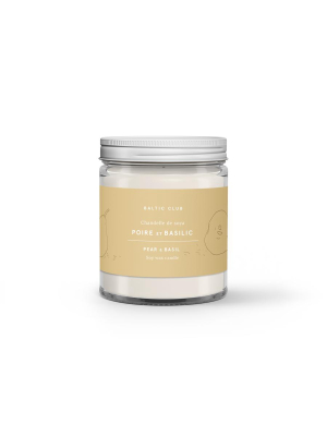 Baltic Club Pear & Basel Soy Candle