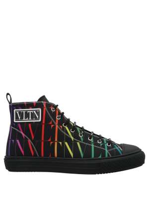 Valentino Vltn Times Giggies High-top Sneakers