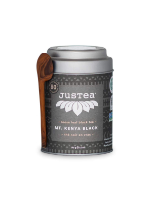 Mt Kenya Black Tin With Spoon