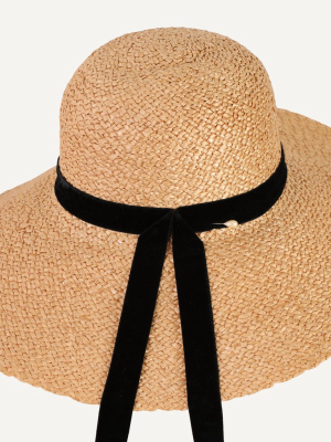 Vintage Straw Hat By Gertz Of Long Island