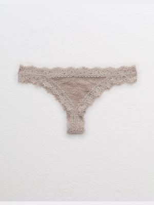 Airbrush Invisible String Thong - Toffee