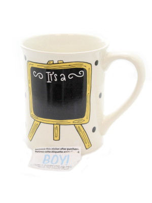 Tabletop 4.5" It's A Boy Heat Reveal Mug Gender Reveal Enesco - Drinkware