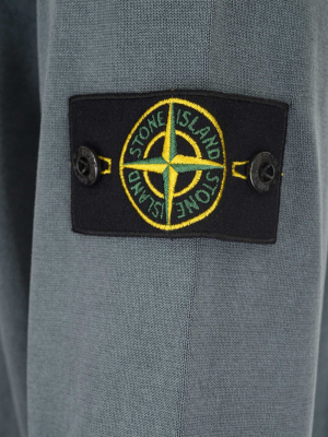 Stone Island Logo Patch Knit Jumper