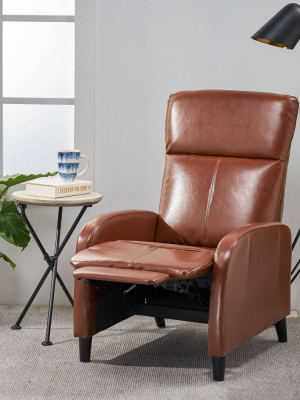 Stratton Recliner Tan - Christopher Knight Home