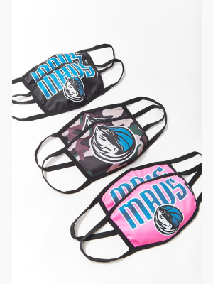 Dallas Mavericks Face Mask Set - Assorted 2 Pack