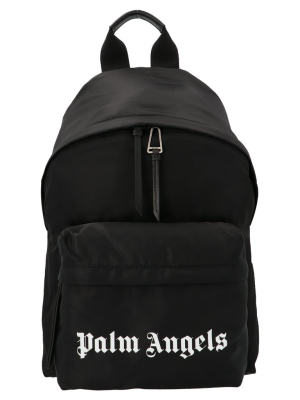 Palm Angels Logo Printed Backpack