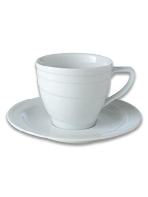 Berghoff Eclipse 4oz Porcelain Cup & Saucer