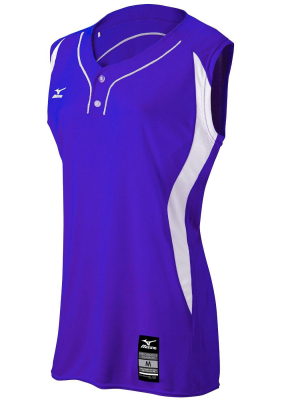 Mizuno Women's Elite 2-button Sleeveless Game Jersey