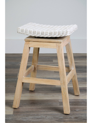 Eve Mango Counter Height Bar Stool White - East At Main
