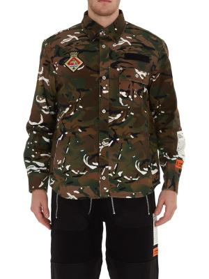 Heron Preston X Ministry Of Defence Camouflage Shirt