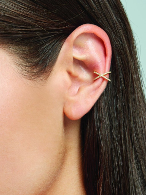 Stacey Pave Ear Cuff