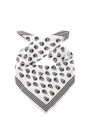 Alexander Mcqueen Skull Print Scarf