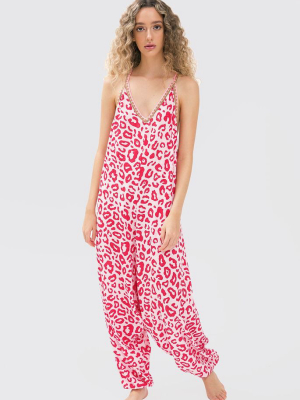 Pima Cheetah Jumpsuit