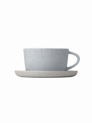 Sablo Coffee Cups & Saucer (set Of 2)