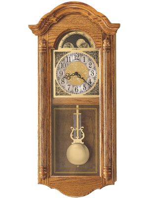 Howard Miller 620156 Howard Miller Fenton Wall Clock 620-156 Golden Oak