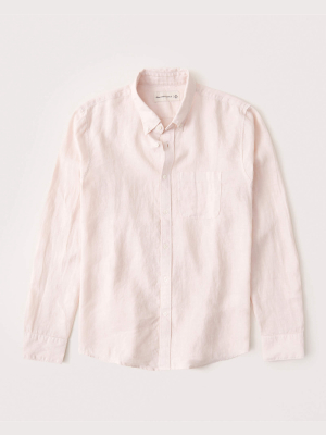 Linen Button-up Shirt