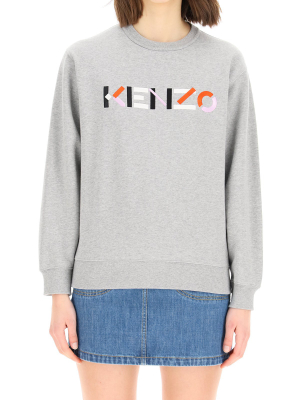 Kenzo Logo Embroidered Sweatshirt