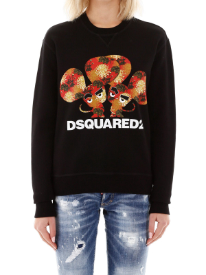 Dsquared2 Logo Graphic Print Sweatshirt