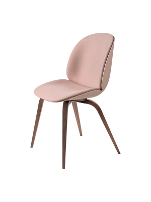 Beetle Dining Chair - Front Upholstered - American Walnut Base