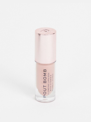 Revolution Pout Bomb Plumping Lip Gloss - Candy