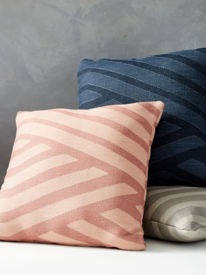 Outdoor Braided Lines Pillow