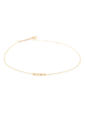 14k Itty Bitty Mama Anklet