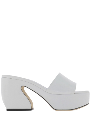 Si Rossi Square Toe Platform Sandals