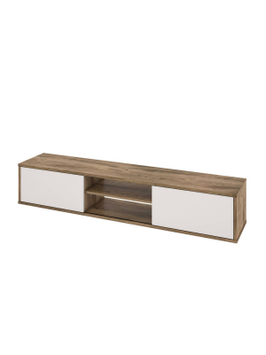 Fom Tv Stand Rustic Brown/sandstone - Bestar