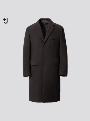 Men +j Wool-blend Chester Coat