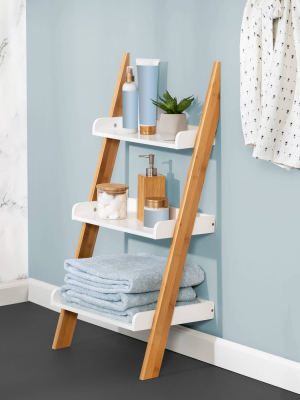 3-tier Ladder Shelf White - Honey Can Do