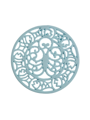 Octopus & Fish Trivet Light Blue