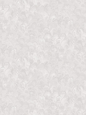 Venetian Paper Wallpaper In Silver, Cream, And Grey From The Aerial Collection By Mayflower Wallpaper