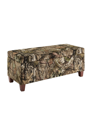 Mossy Oak Nativ Living Storage Ottoman - Linon