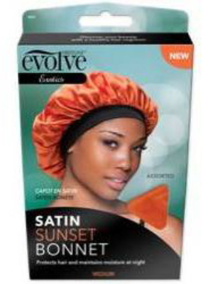 Evolve Exotics Sunset Satin Bonnet - Orange