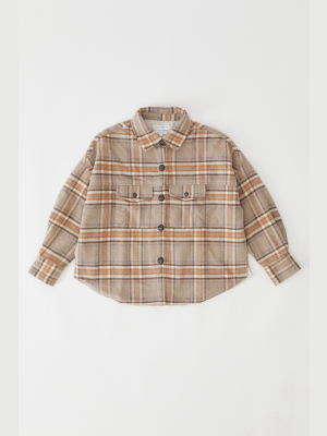 Native Youth Domenica Plaid Shirt Jacket