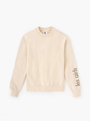 Crew Neck Sweatshirt Shifting Sand