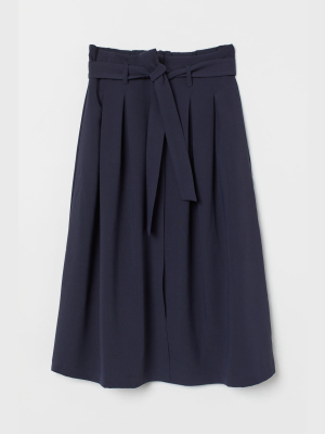 Tie Belt Skirt