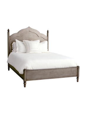 Marcel Bed In Tarnished Silver By Redford House