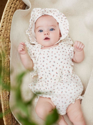 Organic Liberty Baby Romper