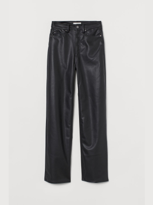 Faux Leather Pants