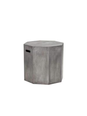 Ollo End Table- Anthracite Grey