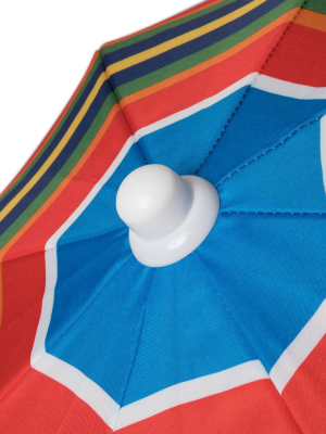 Picnic Time Portable Beach Stick Umbrella - Black