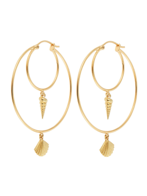 Cerith Clam Hoops Br-slv-yp