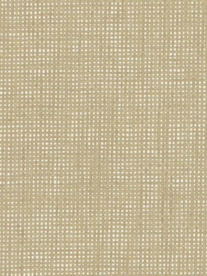 Woven Crosshatch Wallpaper In Beige And Silver From The Grasscloth Ii Collection By York Wallcoverings